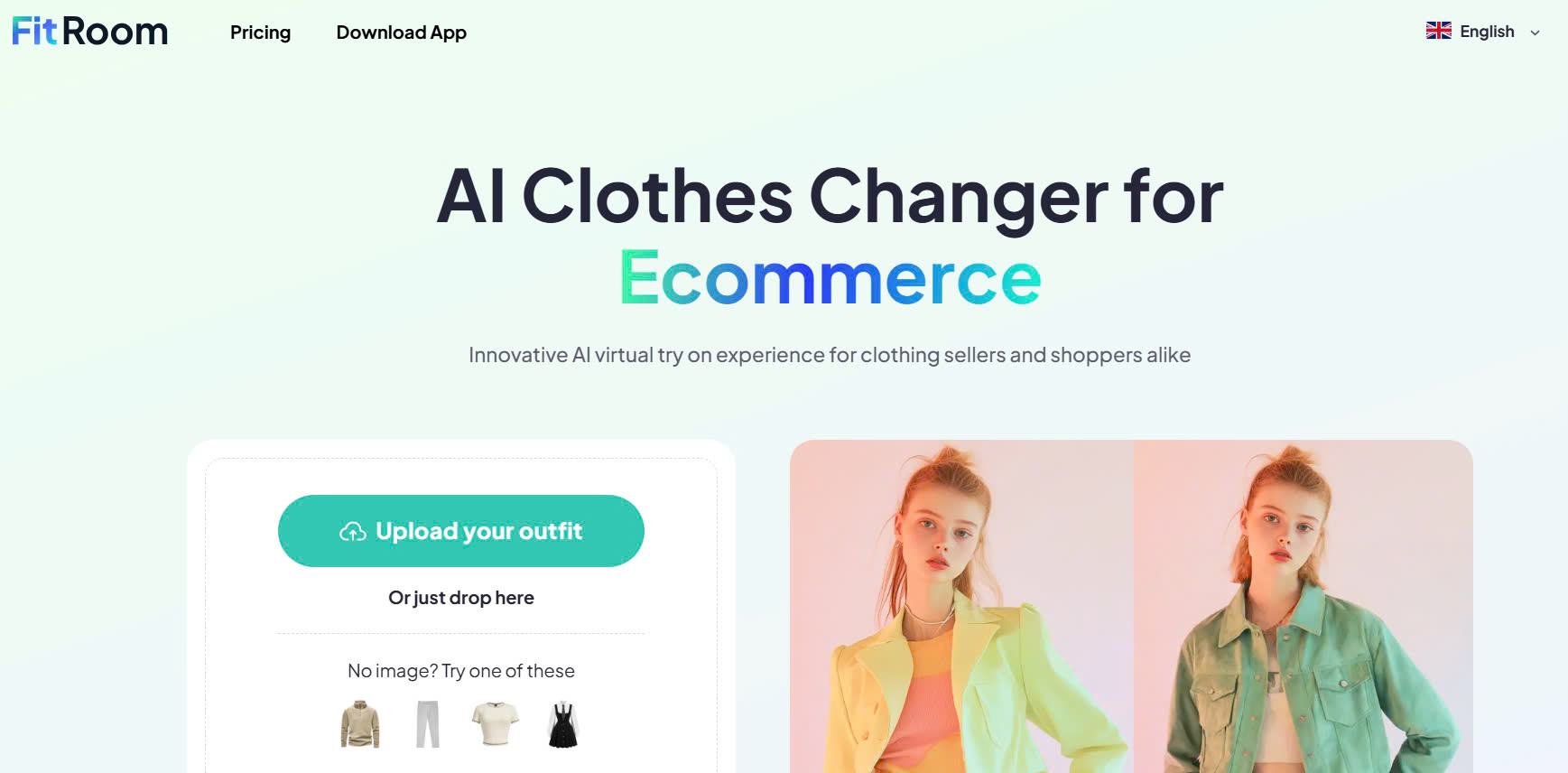 Fitroom AI clothes changer