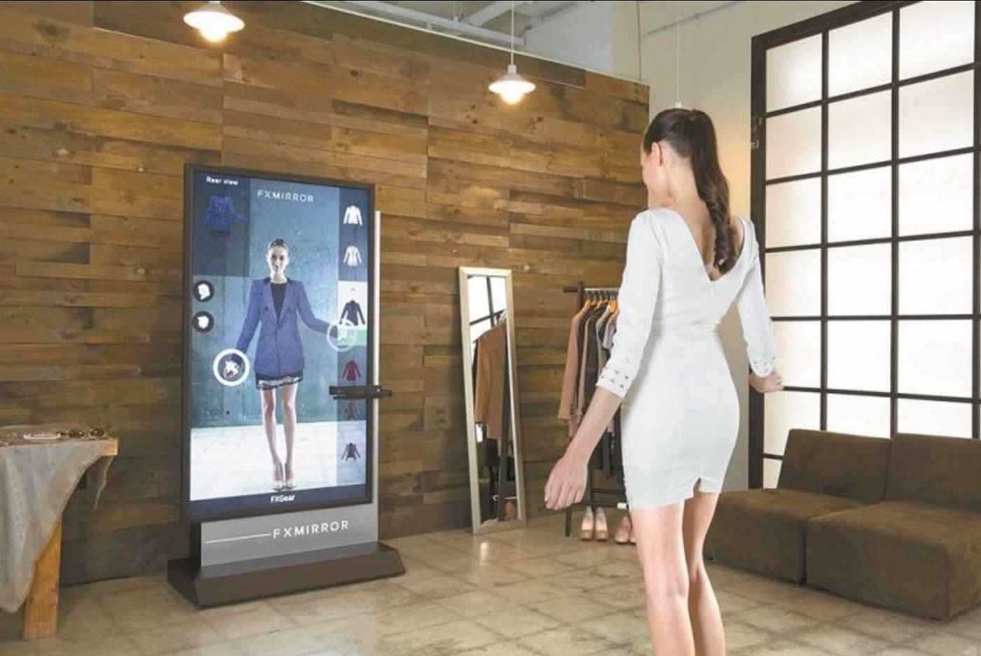 AR fitting room in physical stores