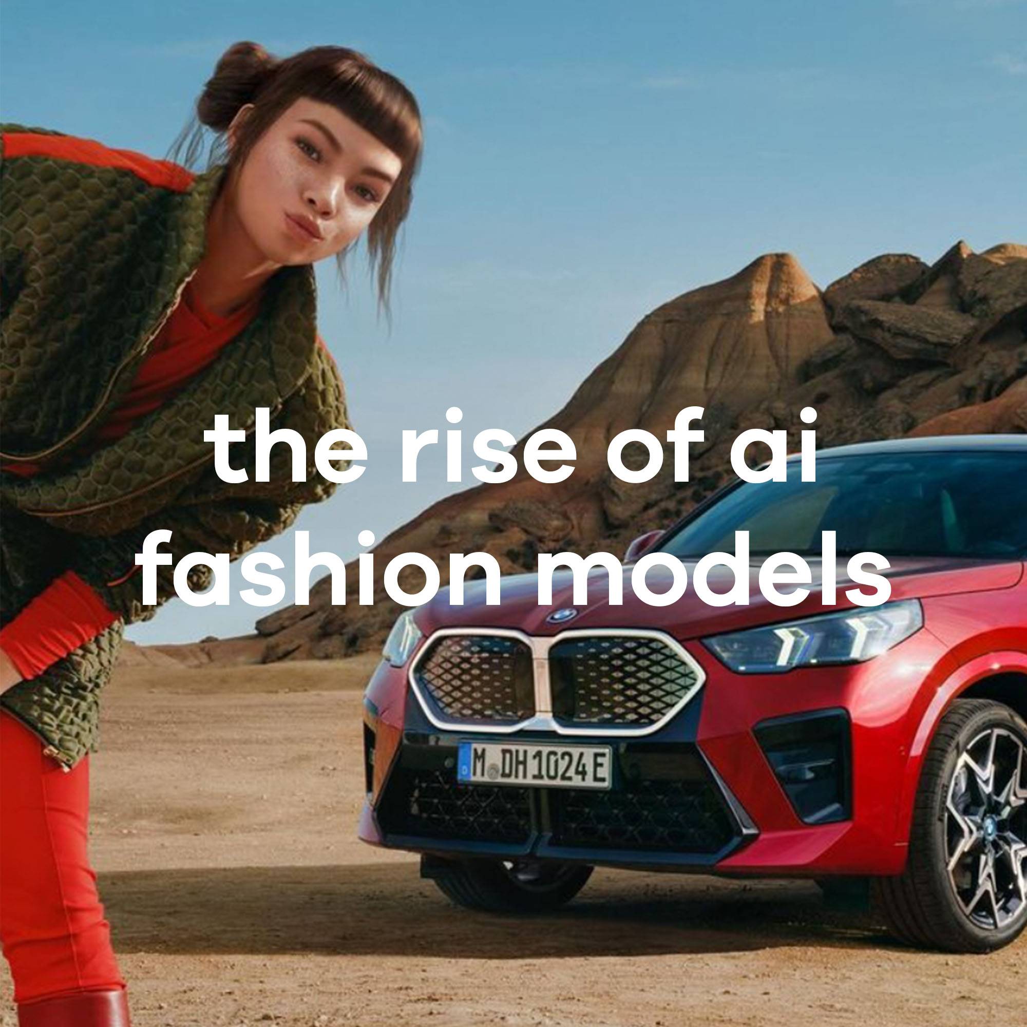 AI fashion models in famous brands