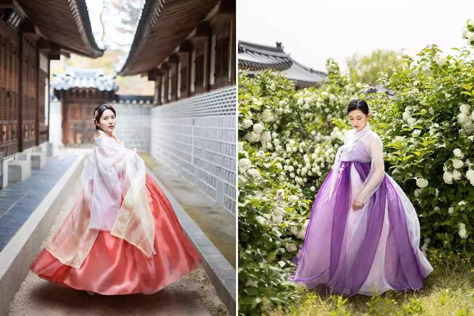 Korean traditional-hanbok attire for women