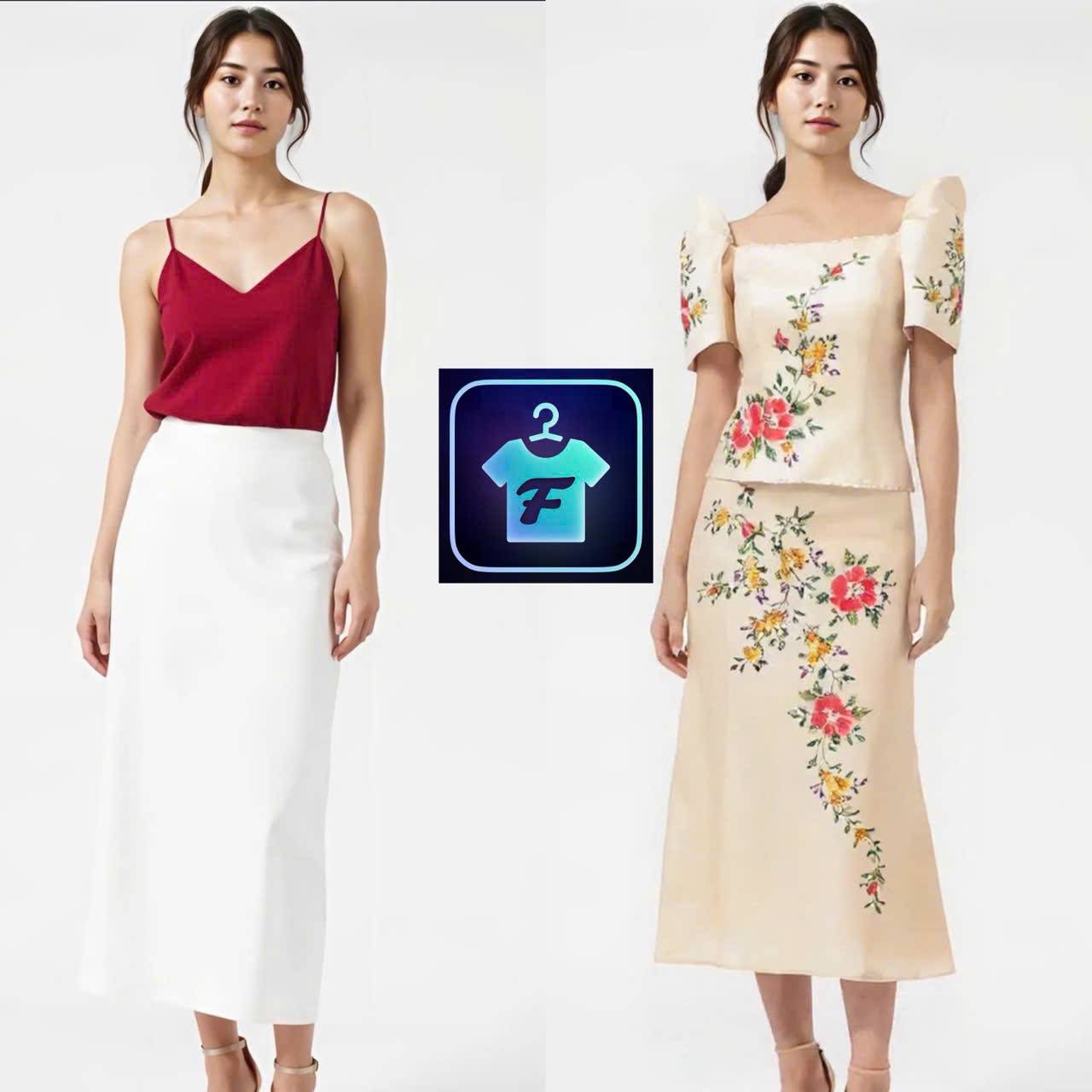 Filipino traditional attire and virtual try-on with Fitroom 7 Try on Philipines traditional clothes