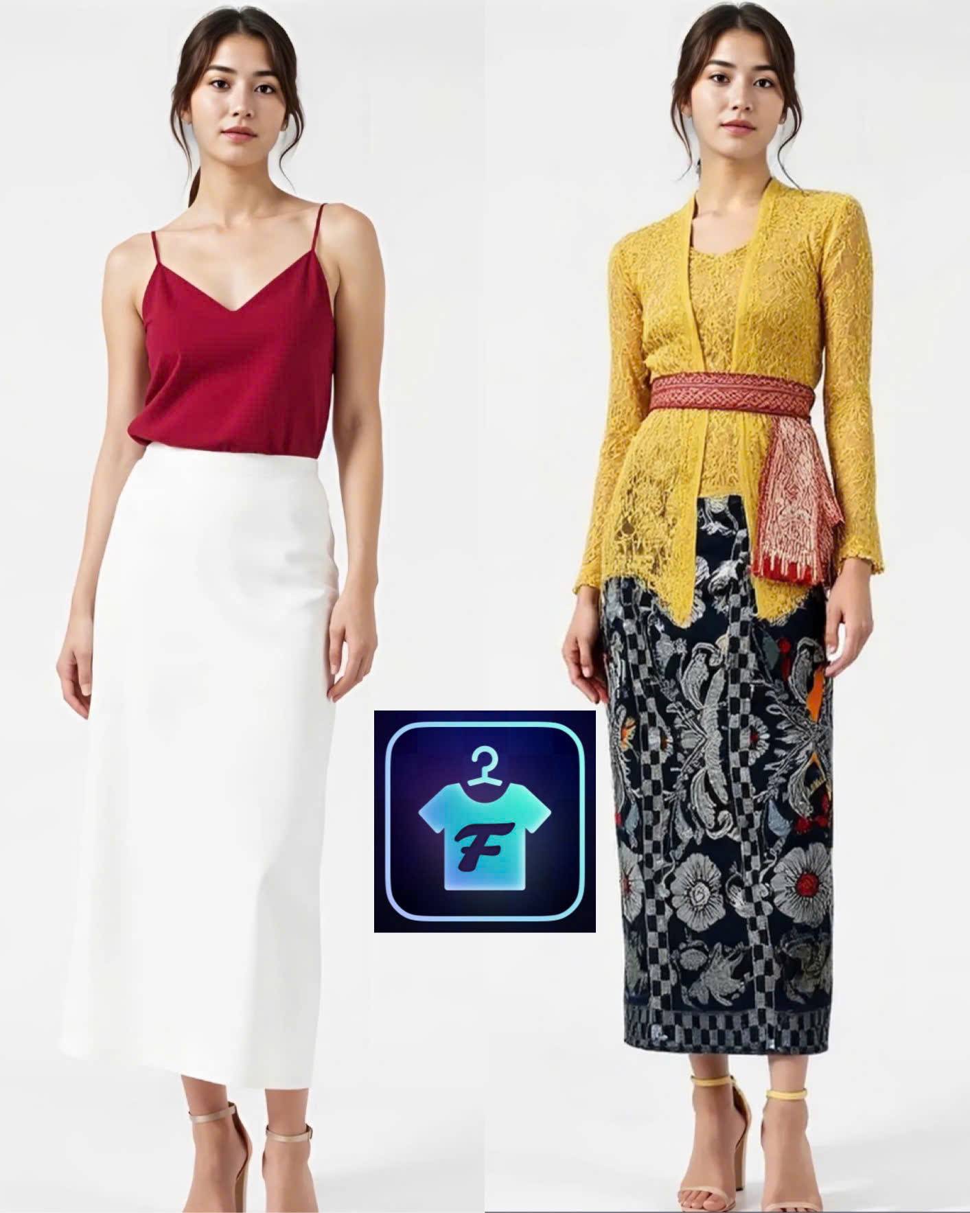 Try on Indonesian Kebaya with FitRoom