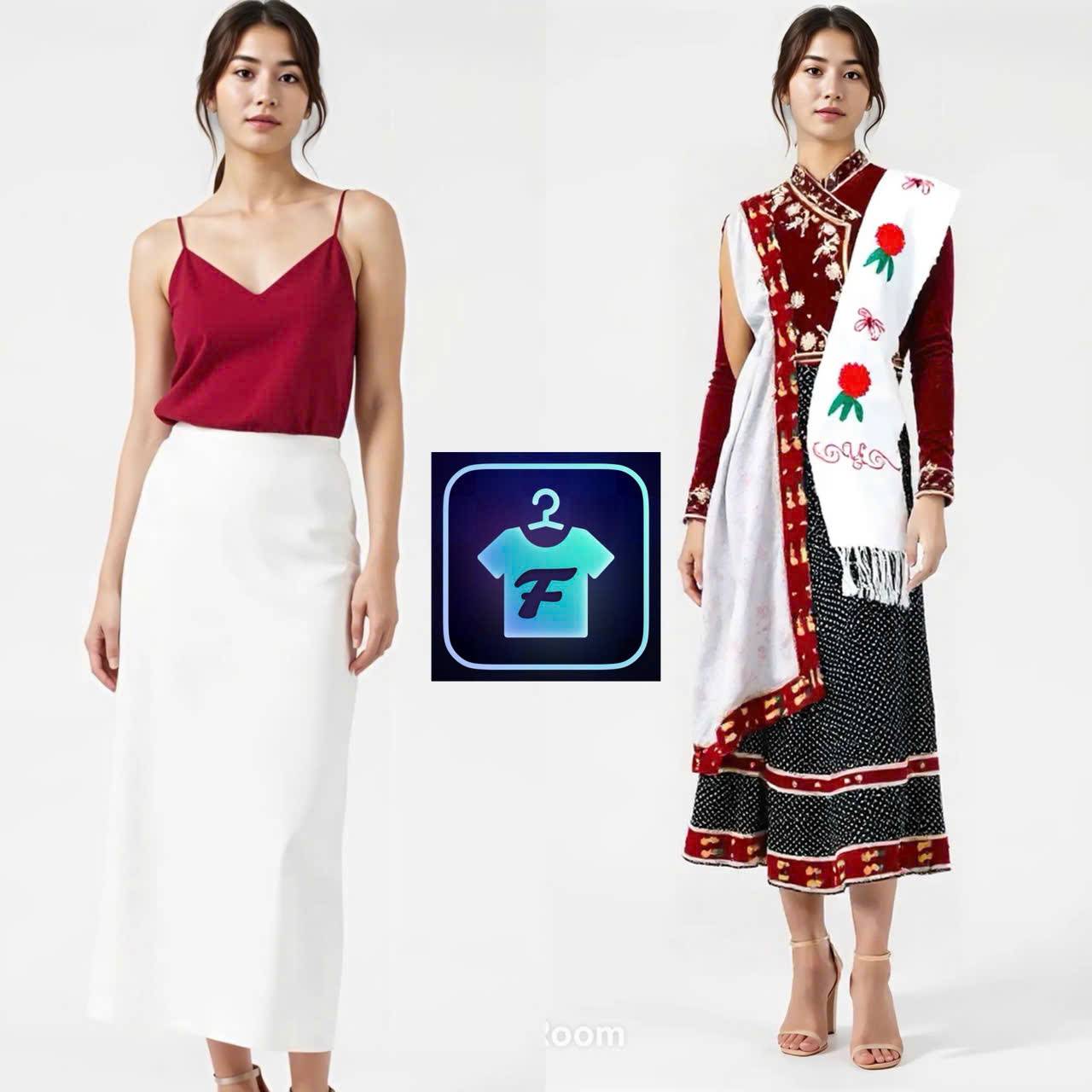 Try on Nepalese traditional wear online 12 Try on nepal traditional attire